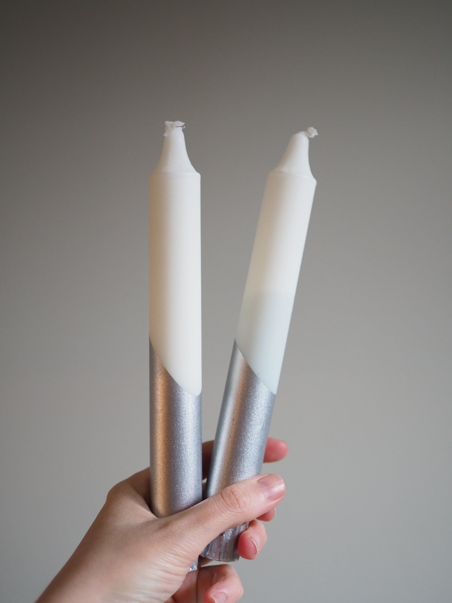 Lys - sølv, lys blå og hvit 1.stk