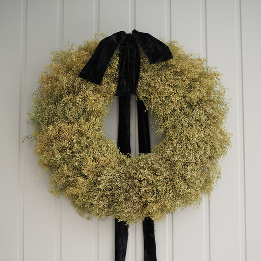 Dørkrans tørket grønn - Helårskrans