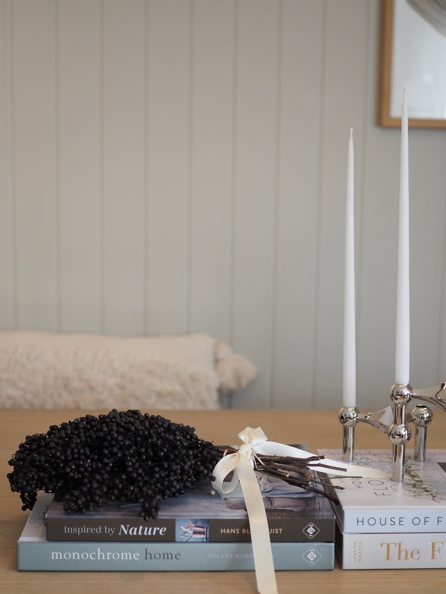 Bunt med svart tørket pepper