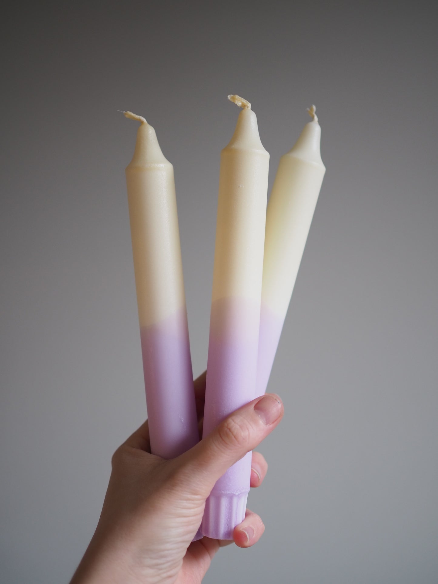 Lys - Lilla og gul 1.stk