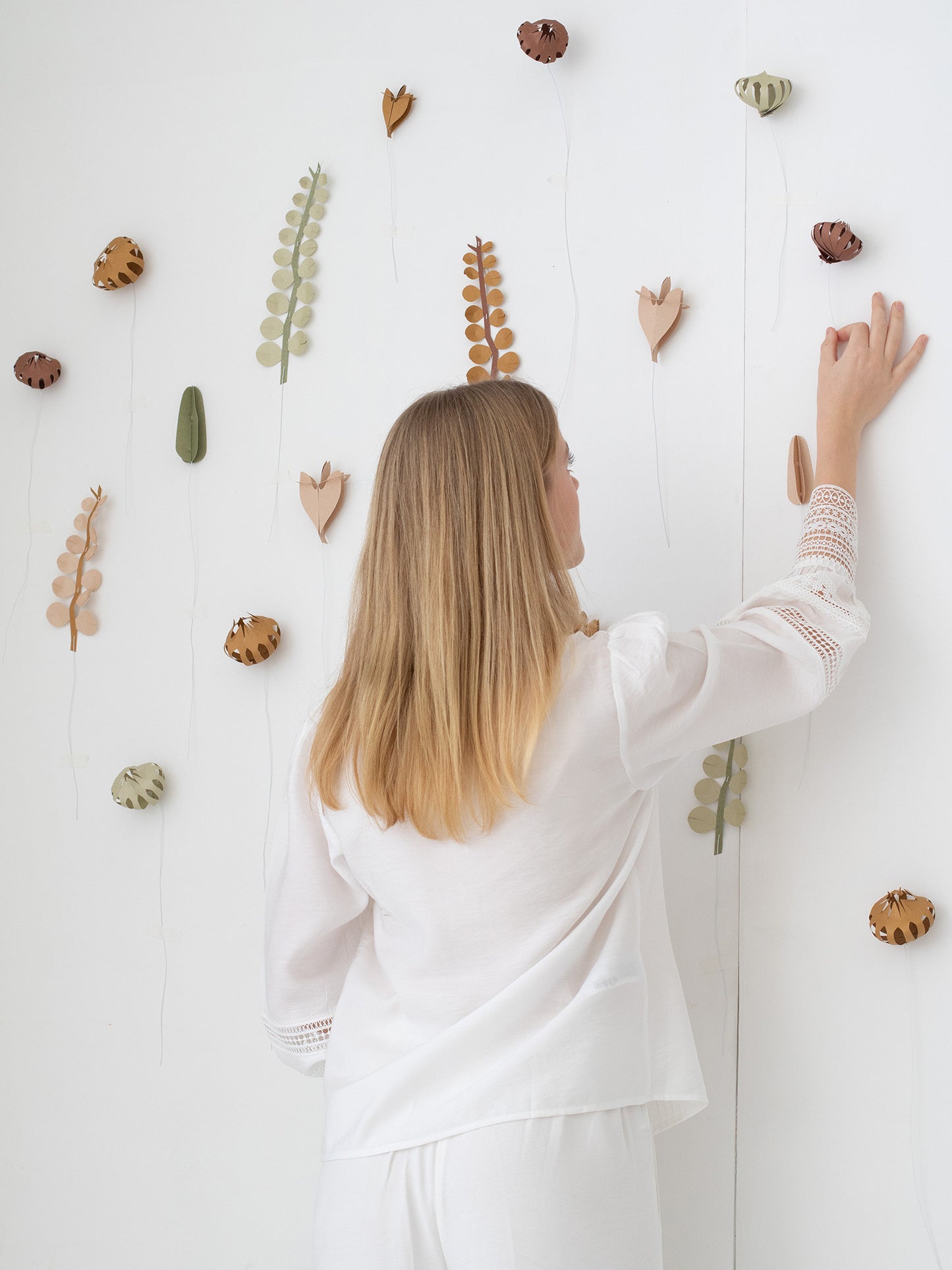 Engblomster stor - Farget