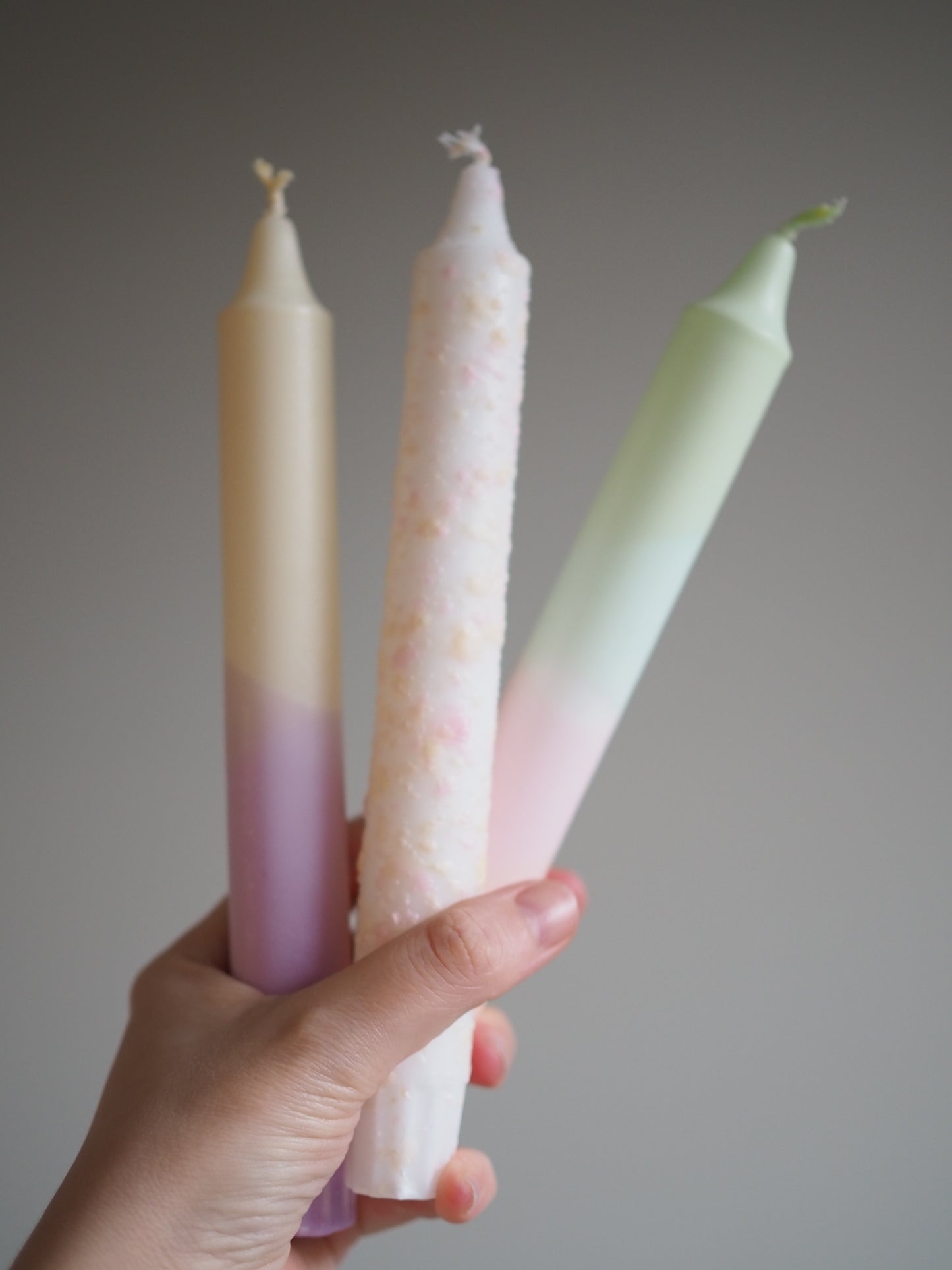 Lys - Lilla og gul 1.stk