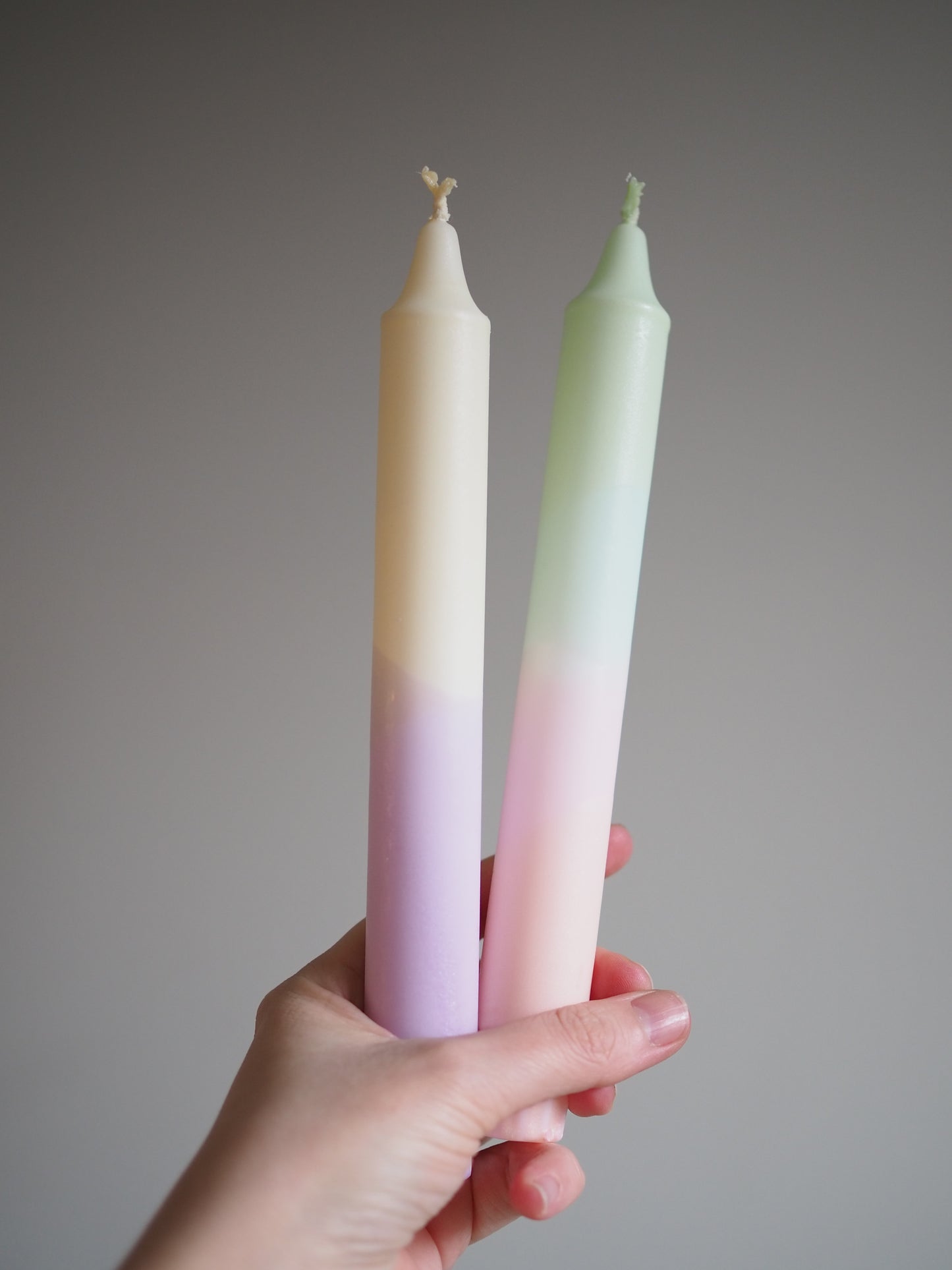 Lys - Lilla og gul 1.stk