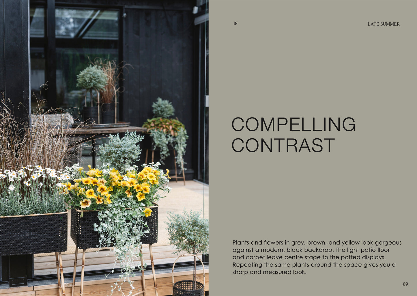 The potted garden
