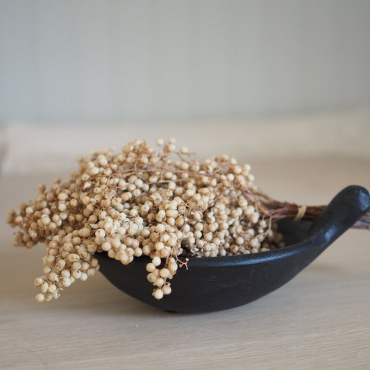 Bunt med bleket tørket pepper