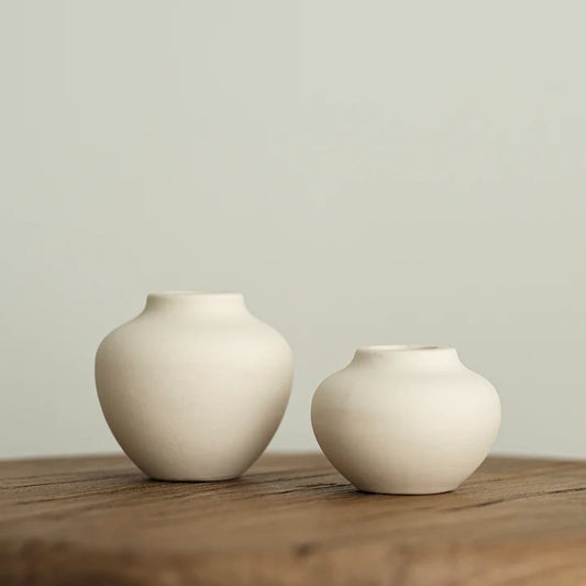 Vessel Ceramic Candle Holder - liten
